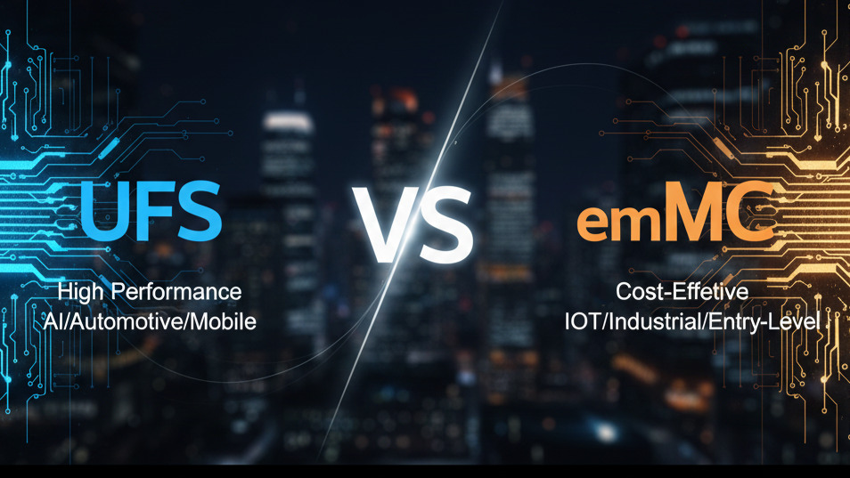 UFS กับ eMMC: มาตรฐานหน่วยความจำใดที่เหมาะสมกับอุปกรณ์รุ่นใหม่ของคุณ?
   